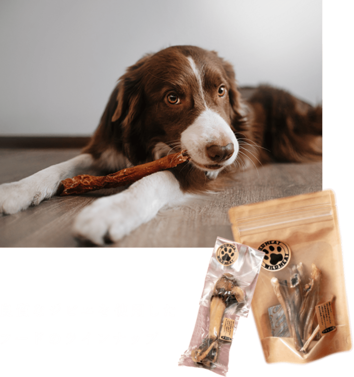 良質なジビエを使用したフードのラインナップ